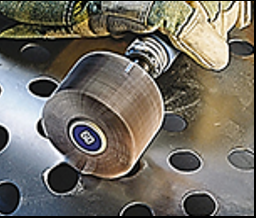 unmounted flap wheel application